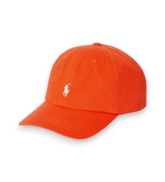 Polo Ralph Lauren unisex para criança. 323785653500 Boné chino de algodão laranja (OSFA), Casual, moda infantil