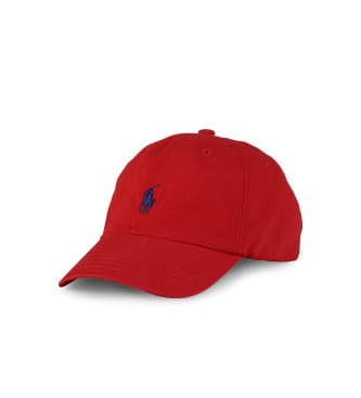Polo Ralph Lauren para menino. 322552489003 Boné chino de algodão vermelho (5/7años), Casual, moda infantil