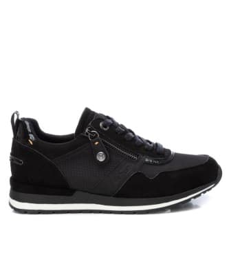 Refresh para mulher. 17205901-NEGRO Ténis 172059 preto (38), Plano, 1 a 3cm, Zíper, Casual