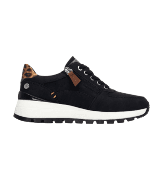 Refresh para mulher. 17324302-NEGRO Ténis 173243 preto (37), Plano, 1 a 3cm, Zíper, Casual
