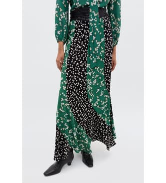 Rixo para mulher. 020.05092.425.06966 Saia Gracella verde (M), Casual, Viscoso