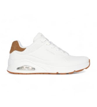 Skechers para homem. 183004 Uno Suited On Air Sneakers branco (43), Plano, Cordão, Casual