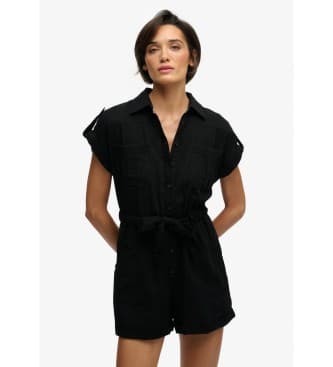 Superdry para mulher. W8012098A Preto utilitário geral (M), Casual, Algodão