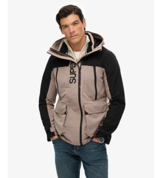 Superdry para homem. M5012240A Casaco Block bege (L), Casual, Poliéster