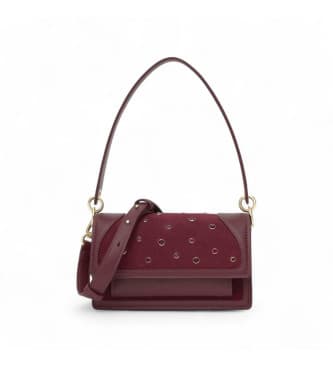 TOUS para mulher. 2002358521 Bolsa de ombro pequena Audree Strass cor de vinho (OSFA), Casual, Poliuretano, Borgonha