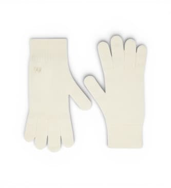 Weekend Max Mara para mulher. 2525566015600 Luvas Lea branco (OSFA), Casual, Casimira