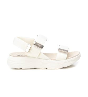 Xti para mulher. 14407308-BLANCO Sandálias 144073 branco (37), 3 a 5cm, Velcro, Casual