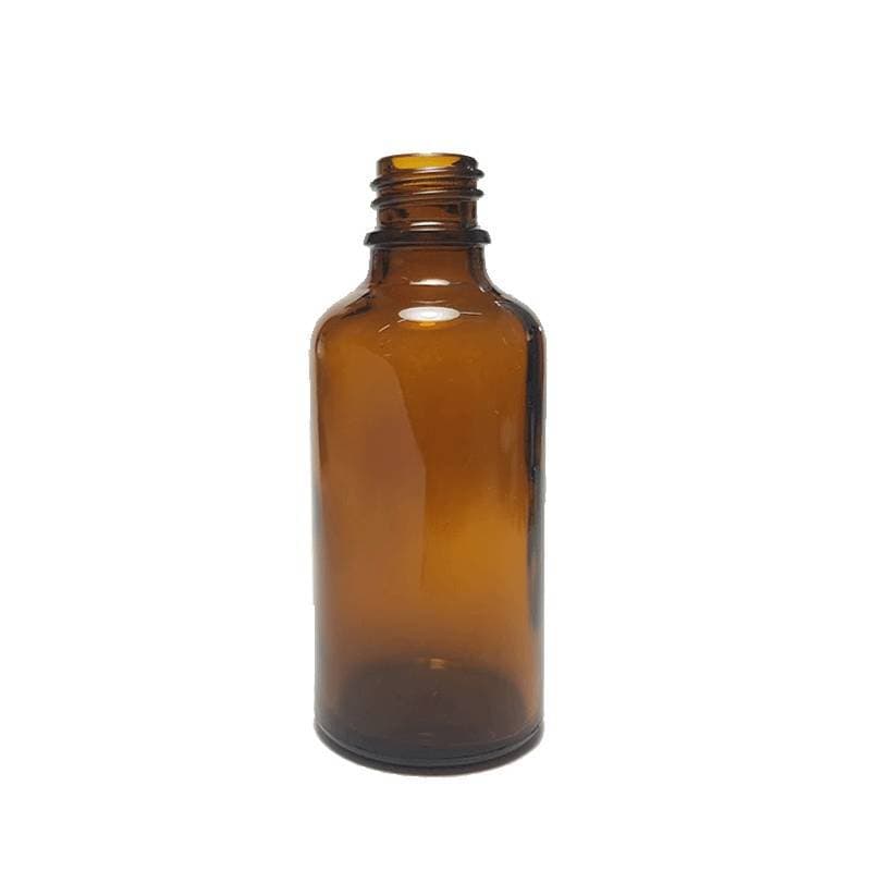 Botella de vidrio ámbar de 50 ml - Calidad certificada