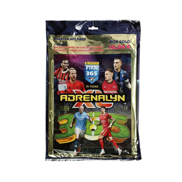 Megapack (Caderneta+4 Carteiras +3 Cartas Esp.+Guia+Tabuleiro) Adrenalyn Fifa 365 2024-202