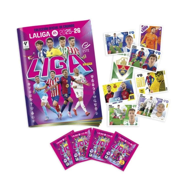 Starter Pack (caderneta+ 5 saquetas) Liga Este 2025-2026