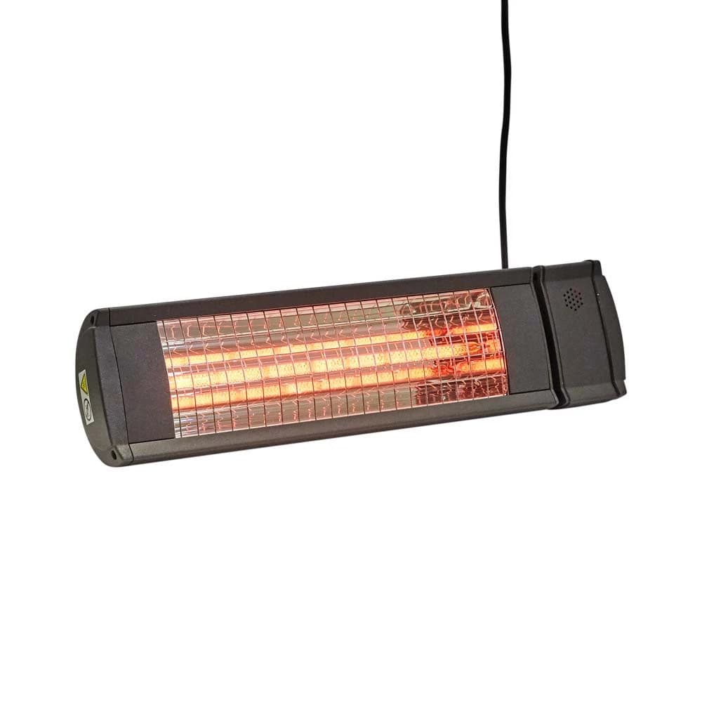 HEAT1 ECO High-line 1500W - Antracite HEAT1 | Lareira-bioetanol.pt | Aquecedor elétrico de exterior de parede