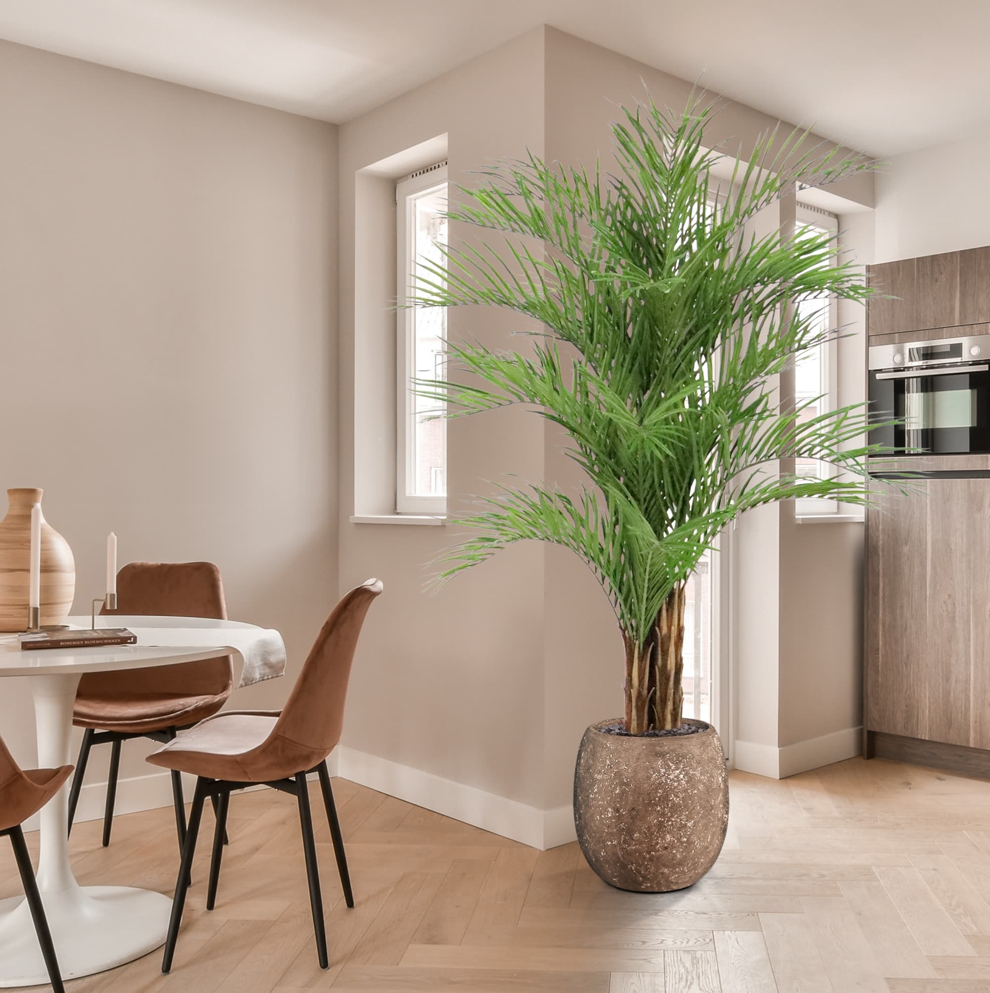 Palmeira areca artificial Deluxe XL 210cm