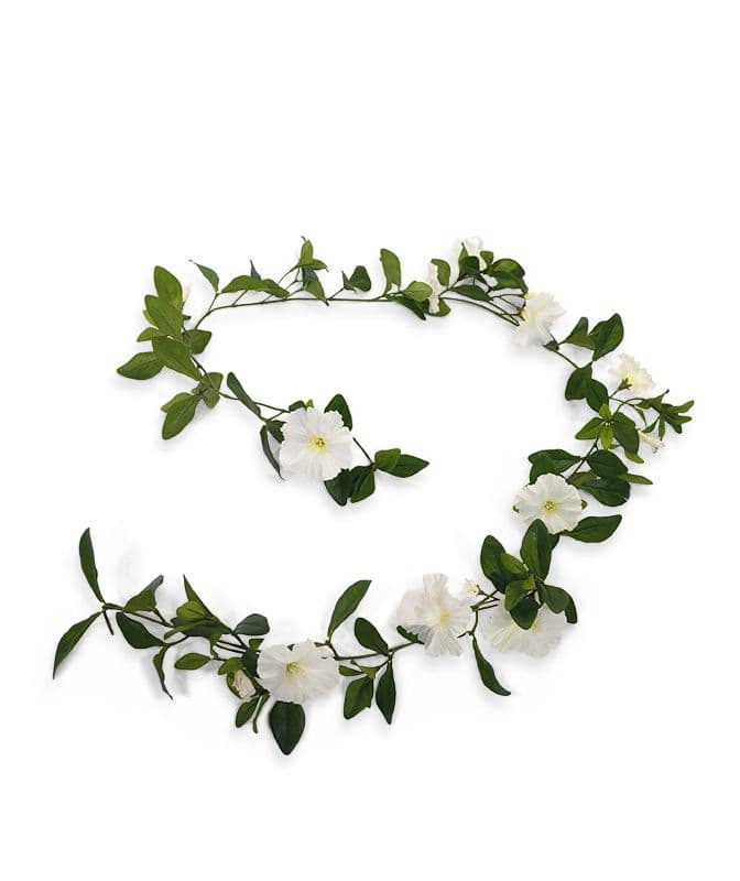 Petunia Garland Deluxe 180 cm creme