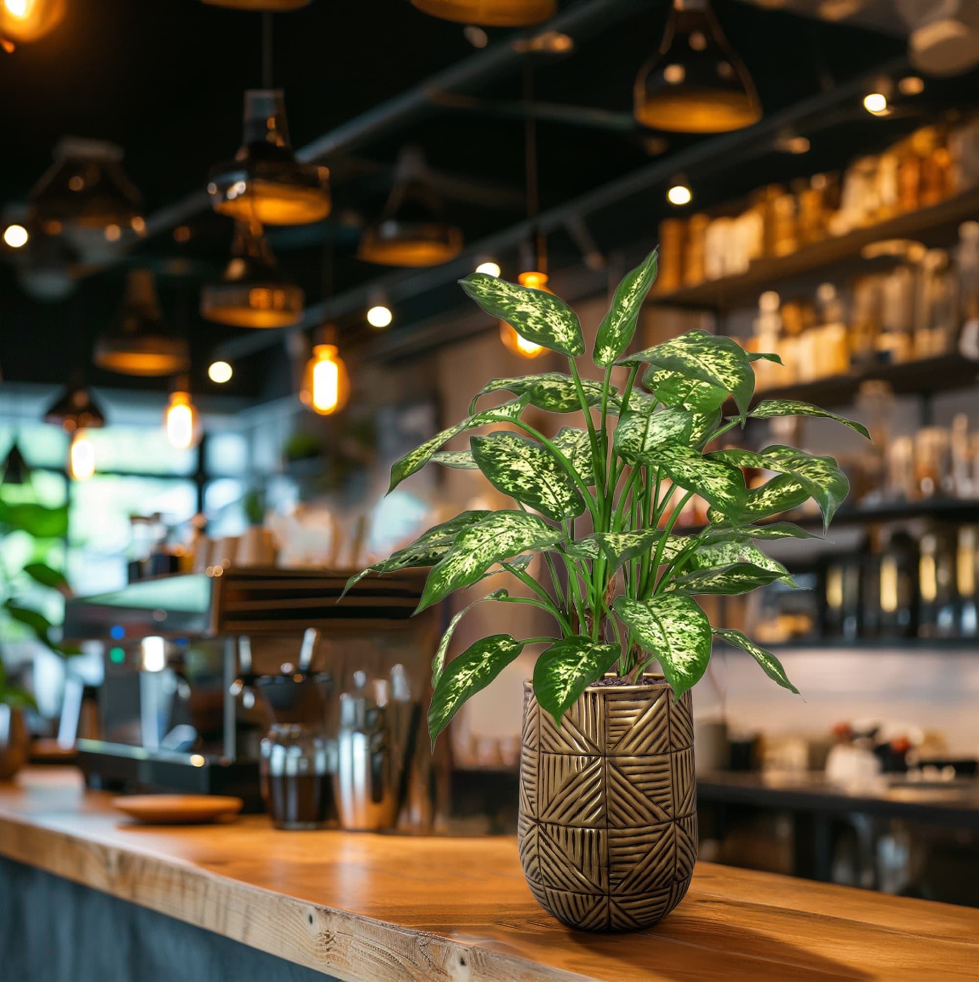 Dieffenbachia deluxe planta artificial 60cm