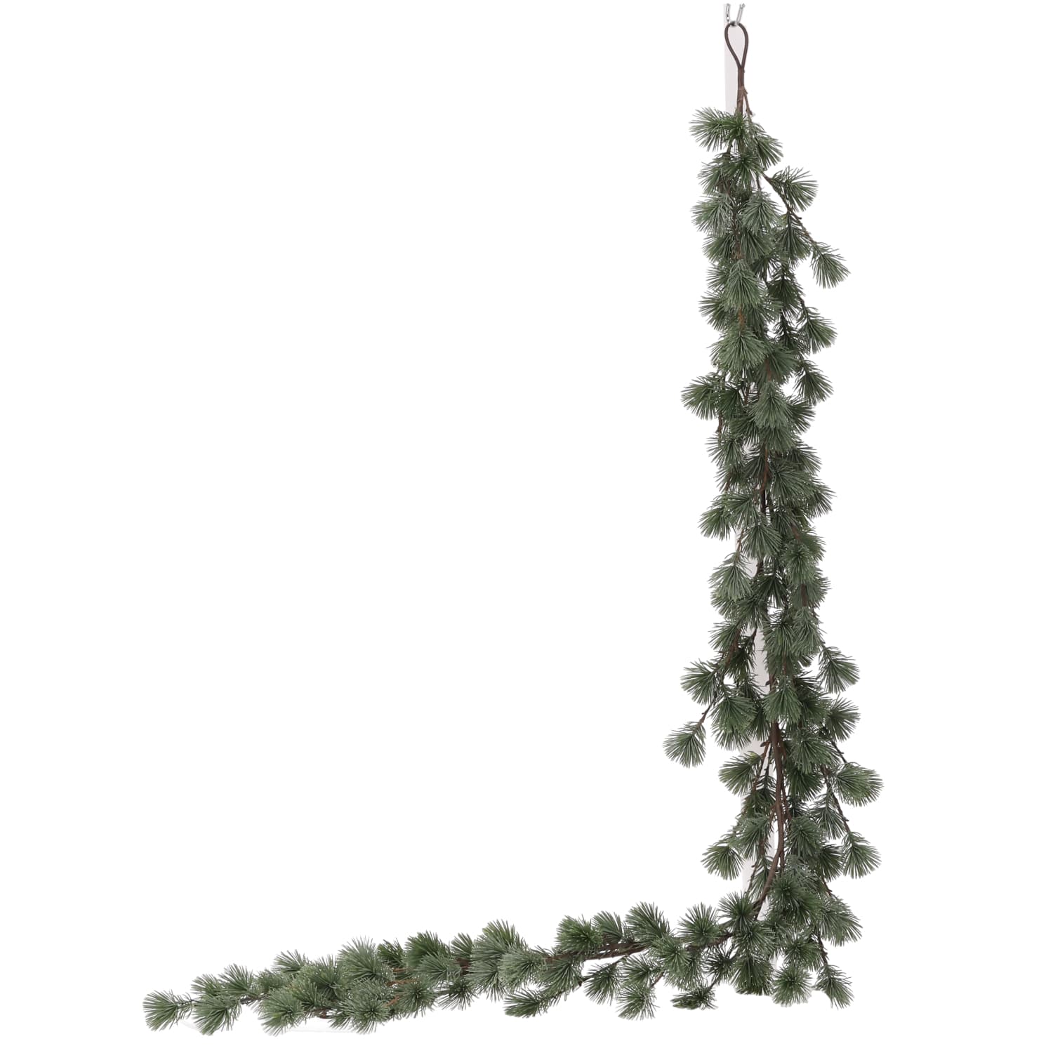 Grinalda artificial de pinheiro nevado 180cm