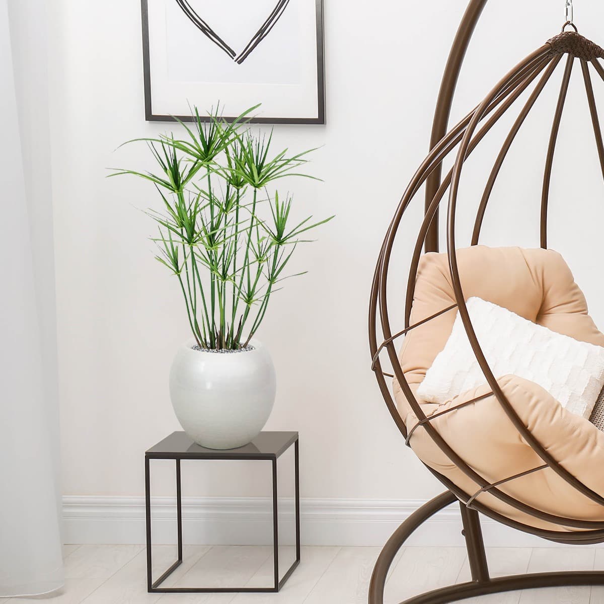 Planta artificial papiro 65cm