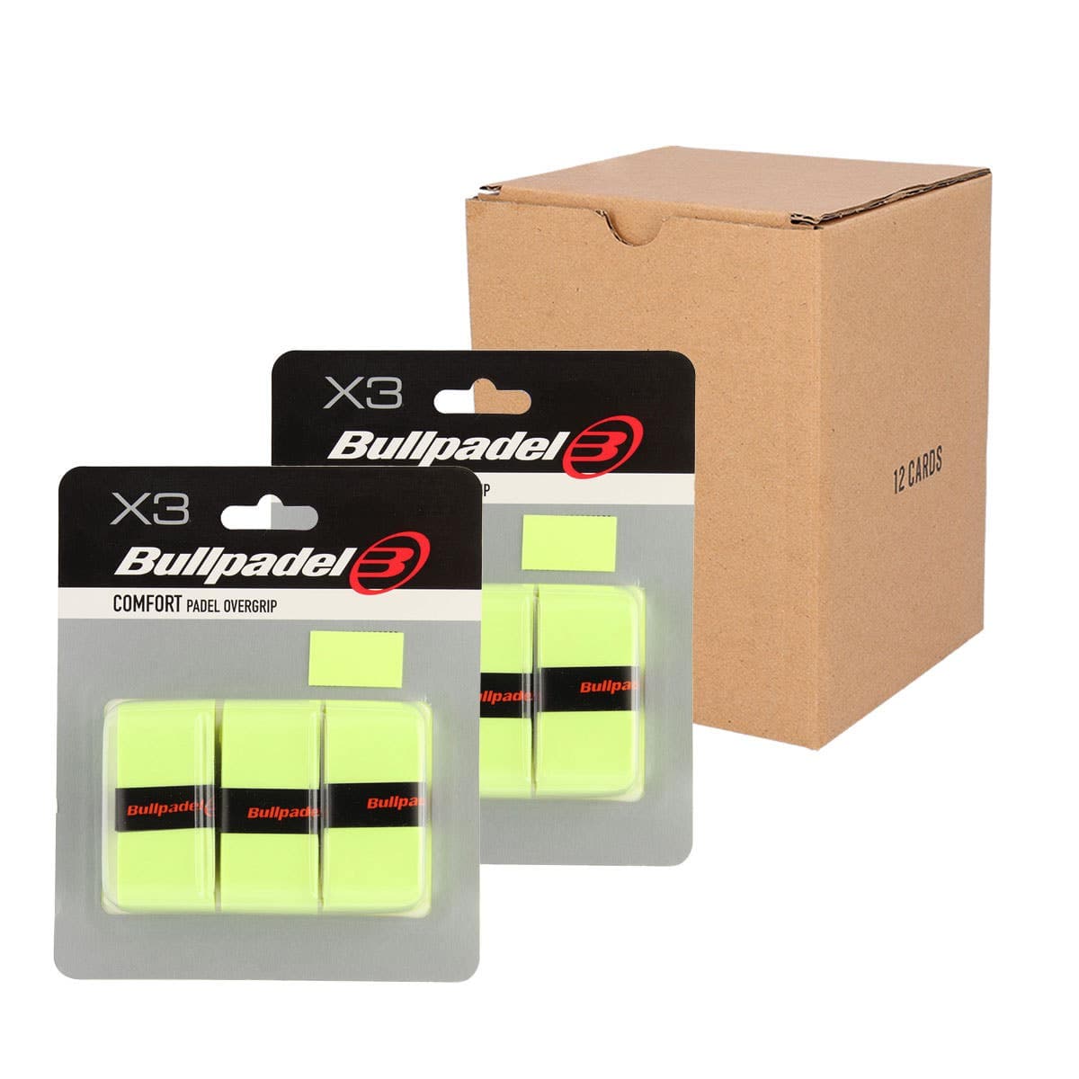 Box Overgrip Bullpadel Gb1200 Yellow 12pc