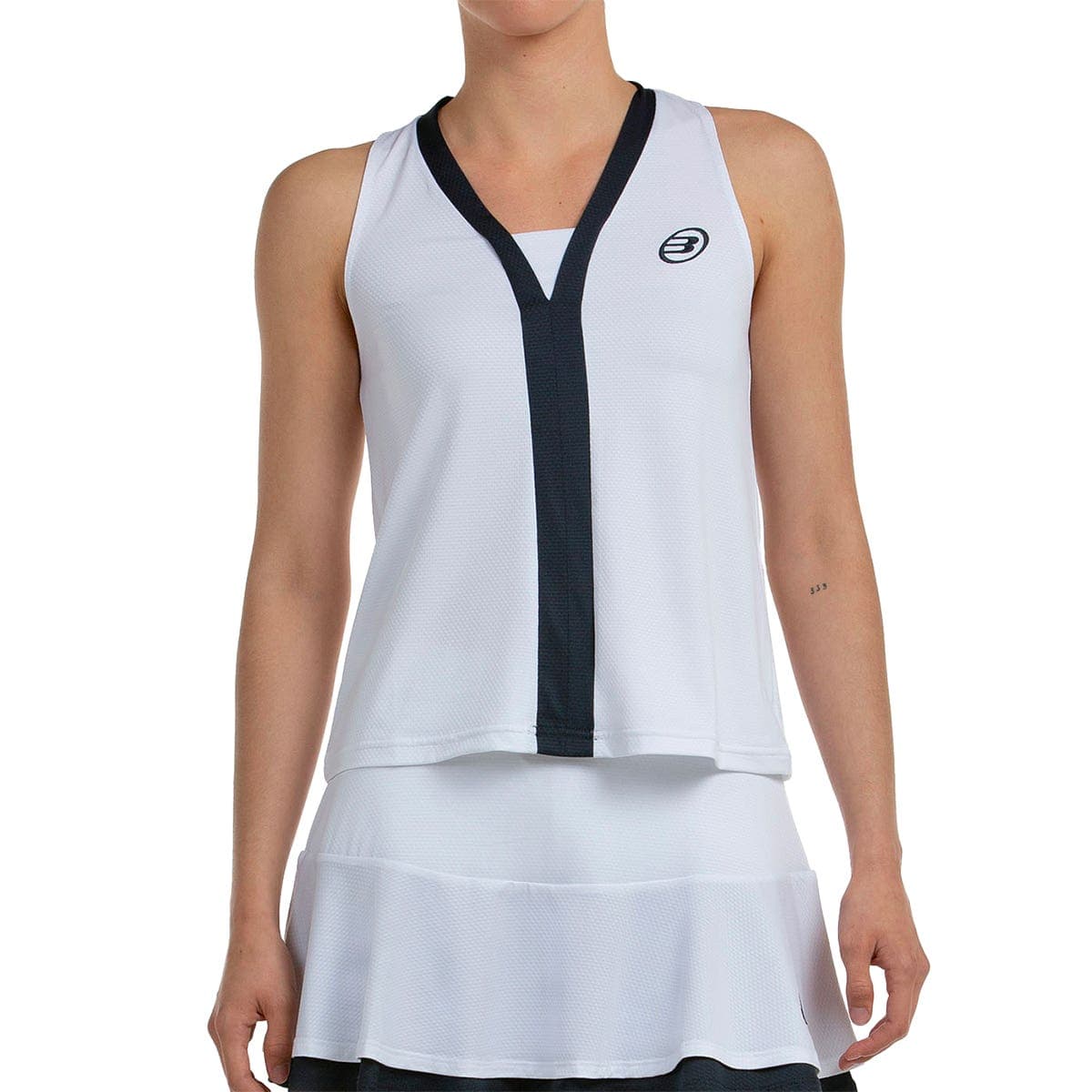 Camiseta Sin Mangas Bullpadel Talita 012 Blanco Mujer Xxl