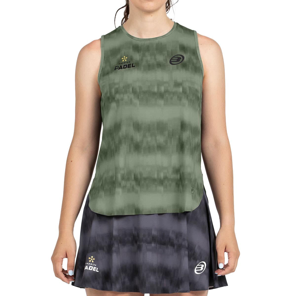 Camiseta S/mangas Bullpadel Parnav 015 Kaki Mujer S