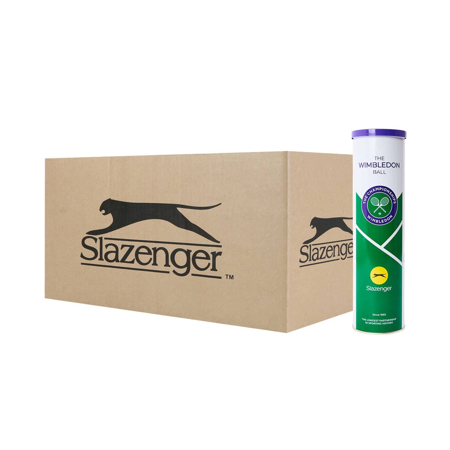18-can Crate Of 4 Slazenger Wimbledon Balls