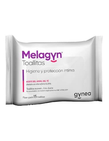 Melagyn Toalhitas 15 Unidades - Gynea Laboratorios