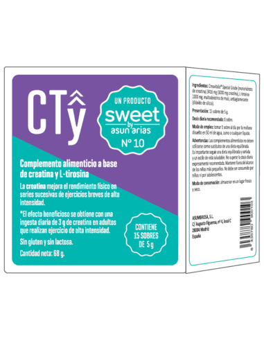 Sweet Cty Alerta, Rendimento Mental E Força Muscular 68g - Sweet