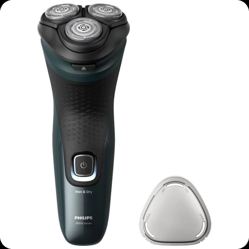 Philips Shaver 3000X Series X3052/00 Preto/Verde