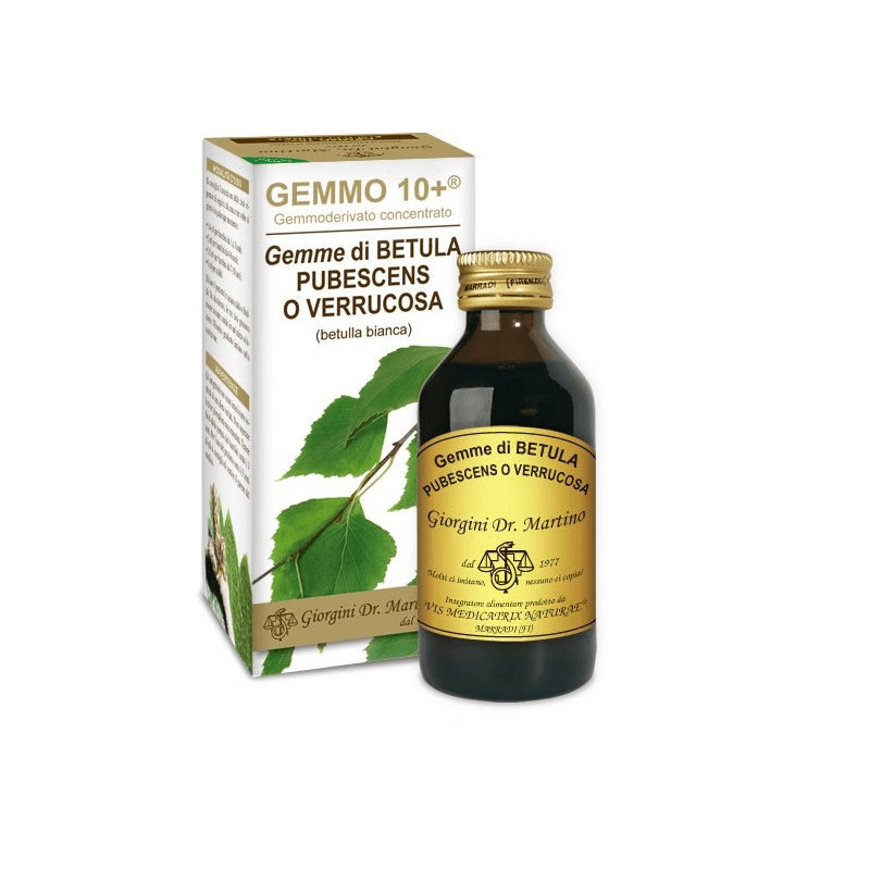 Dr Giorgini Gemmo 10+ Betulla Bianca Gemme Integratore Depurativo 100ml
