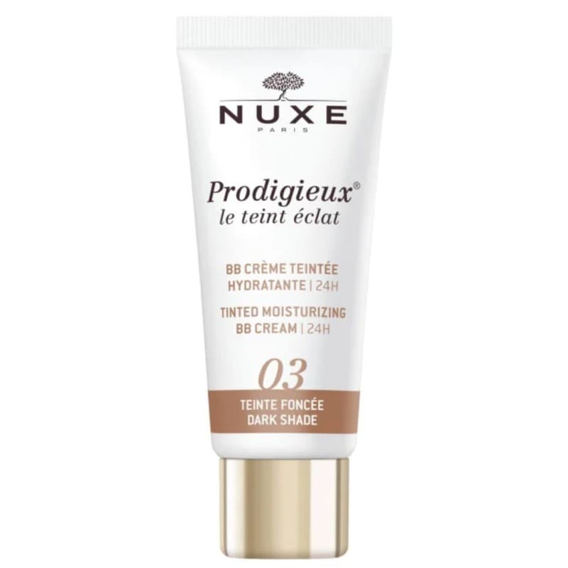 Nuxe Prodigeux Bb Cream Idratante Tonalità Scura per Pelle Uniforme e Luminosa 30ml