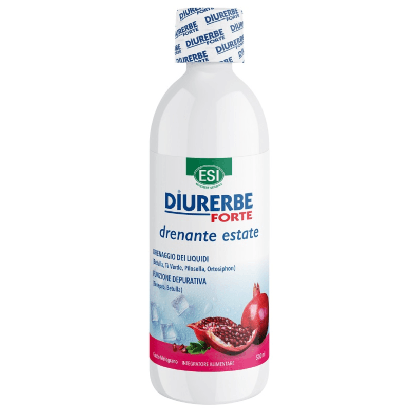 Esi Diurerbe Forte Drenante Estate Integratore Depurativo al Melograno 500ml