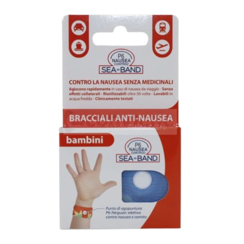 P6 Bracciale Antinausea per Bambini Mal d'auto 2 Pezzi
