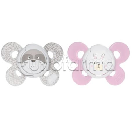 Chicco Physioforma Comfort Ciuccio per Bimba 0-6 Mesi in Silicone 2 Pezzi 0-6 mesi