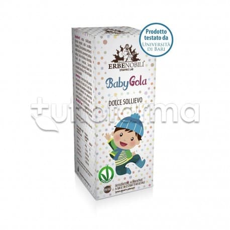 Erbenobili Baby Gola Integratore Spray per la Gola dei Bambini 15ml