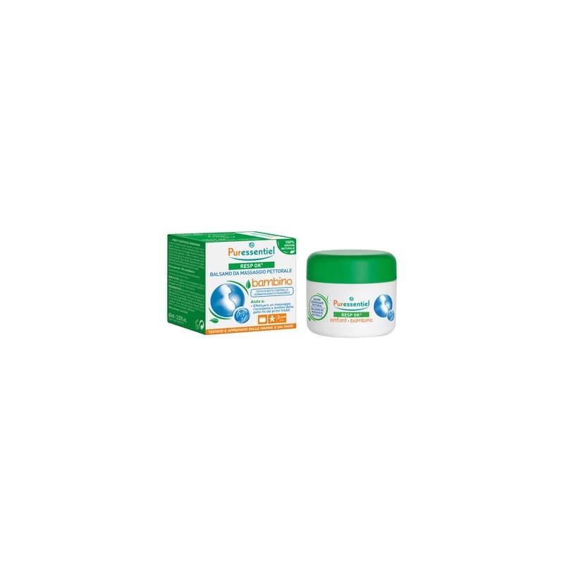 Puressentiel Resp Ok Balsamo per Massaggio Pettorale del Bambino 60ml