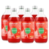 Pack de kombucha de frutos vermelhos Bio 6 unidades de 500ml - Naturitas Essentials